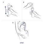 Dove Antiperspirant Dry Spray - Invisible - Clear Finish - 3.8 OZ (107 g) Per Can - Pack of 3 Cans