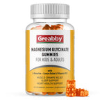 Magnesium Glycinate Gummies for Kids & Adults, 120 Count | Magnesium Glycinate 300mg per Serving, Supplement with L-Theanine, Lemon Balm & Vitamin B12
