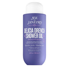 Sol de Janeiro Delicia Drench Shower Oil | Women's Oil-To-Foam, Nourishing Body Wash, Replenishing, Soothing Doubles as Shaving Cream, Mood Boosting Sandalwood Scent