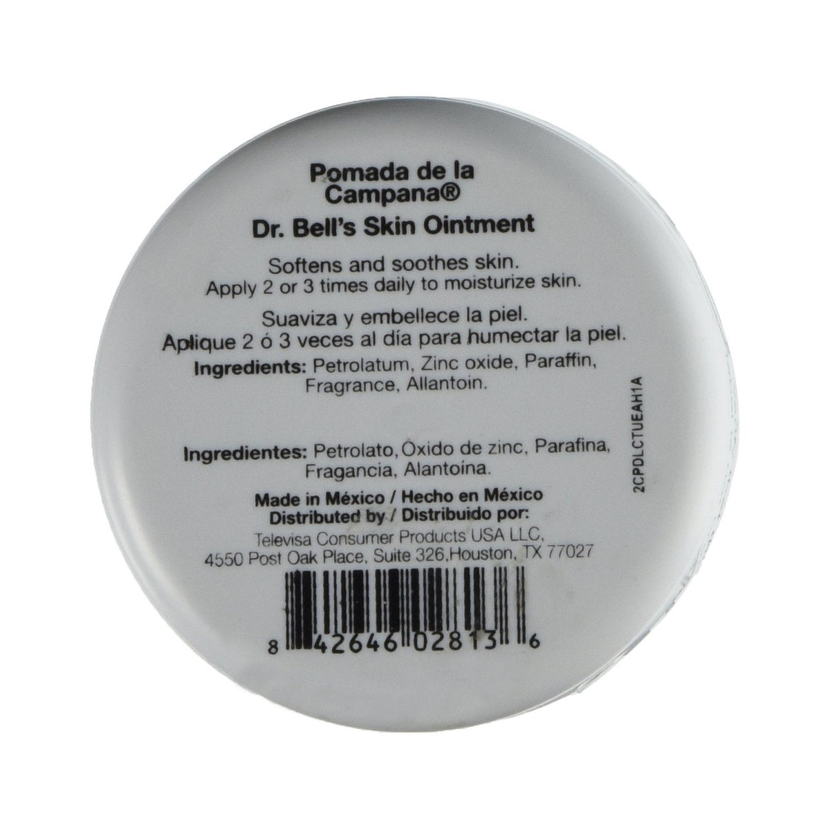 Pomada De La Campana DR Bell's Pomade Skin Ointment with Allantoin, 1.2 Ounce