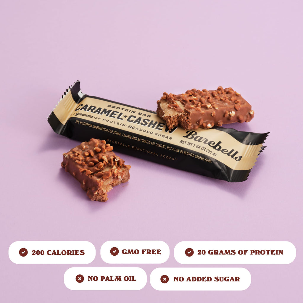 Barebells Protein Bar Variety Pack, Caramel Cashew & Cookies & Cream