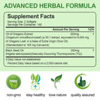 BEWORD Oil of Oregano with Black Seed Oil, 560 Softgels, 9000mg Per Serving | 2-in-1 Oregano Supplement for Immune Health with High Carvacrol & Thymoquinone | Plant-Based, Non-GMO
