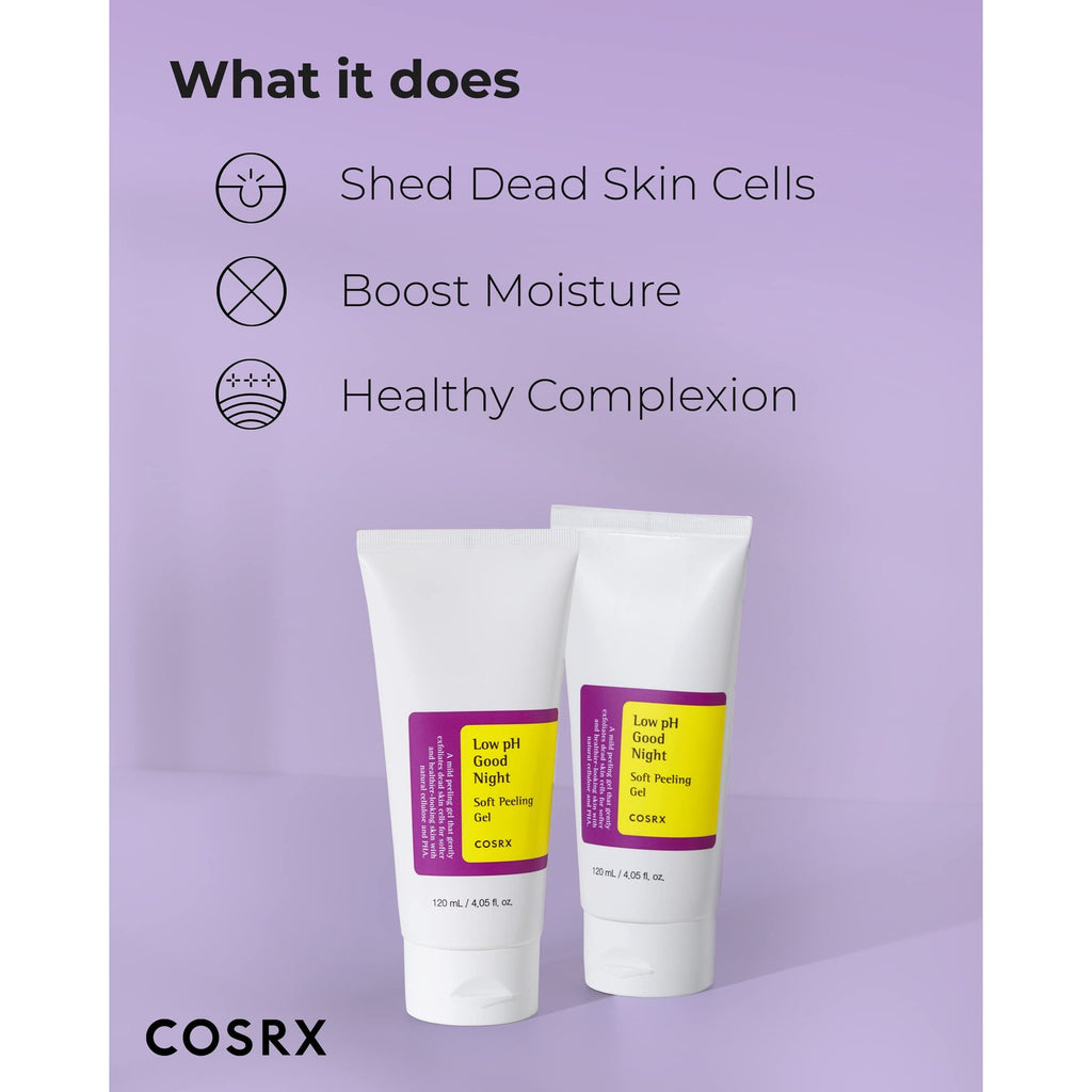COSRX Low pH Soft Peeling Gel, Korean Gentle Face Scrub, 4.05 fl oz