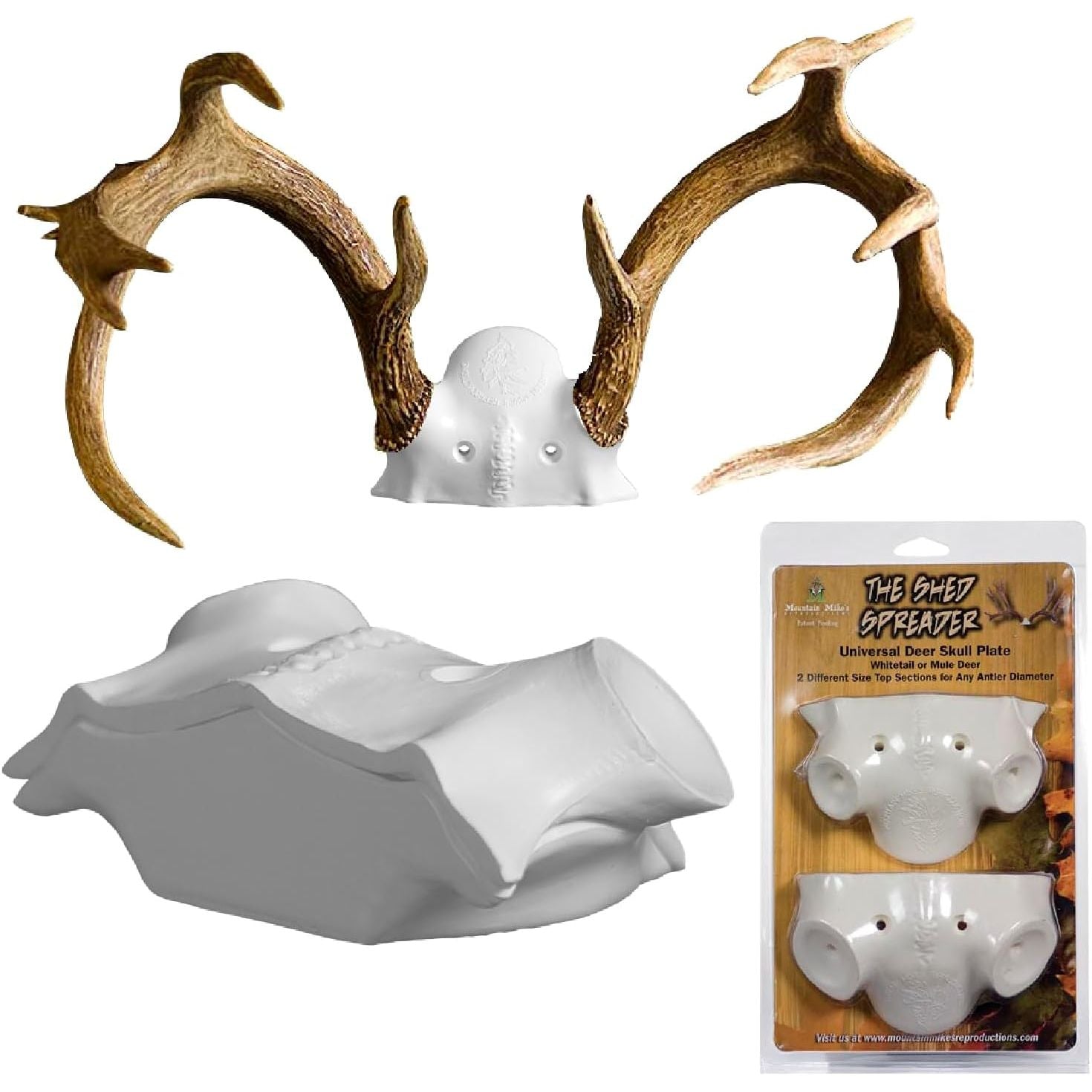 Buy now Mountain Mike's Reproductions Shed Spreader Antler Mounting Kit Default at indiglob india