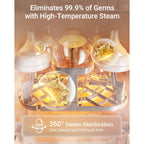 Bear Baby Bottle Washer Sterilizer Dryer All-in-One, 90 Detergent Tablets