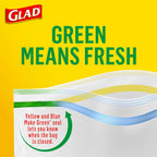 Glad Zipper Food Storage Zipper Bags - Gallon - 20 Count