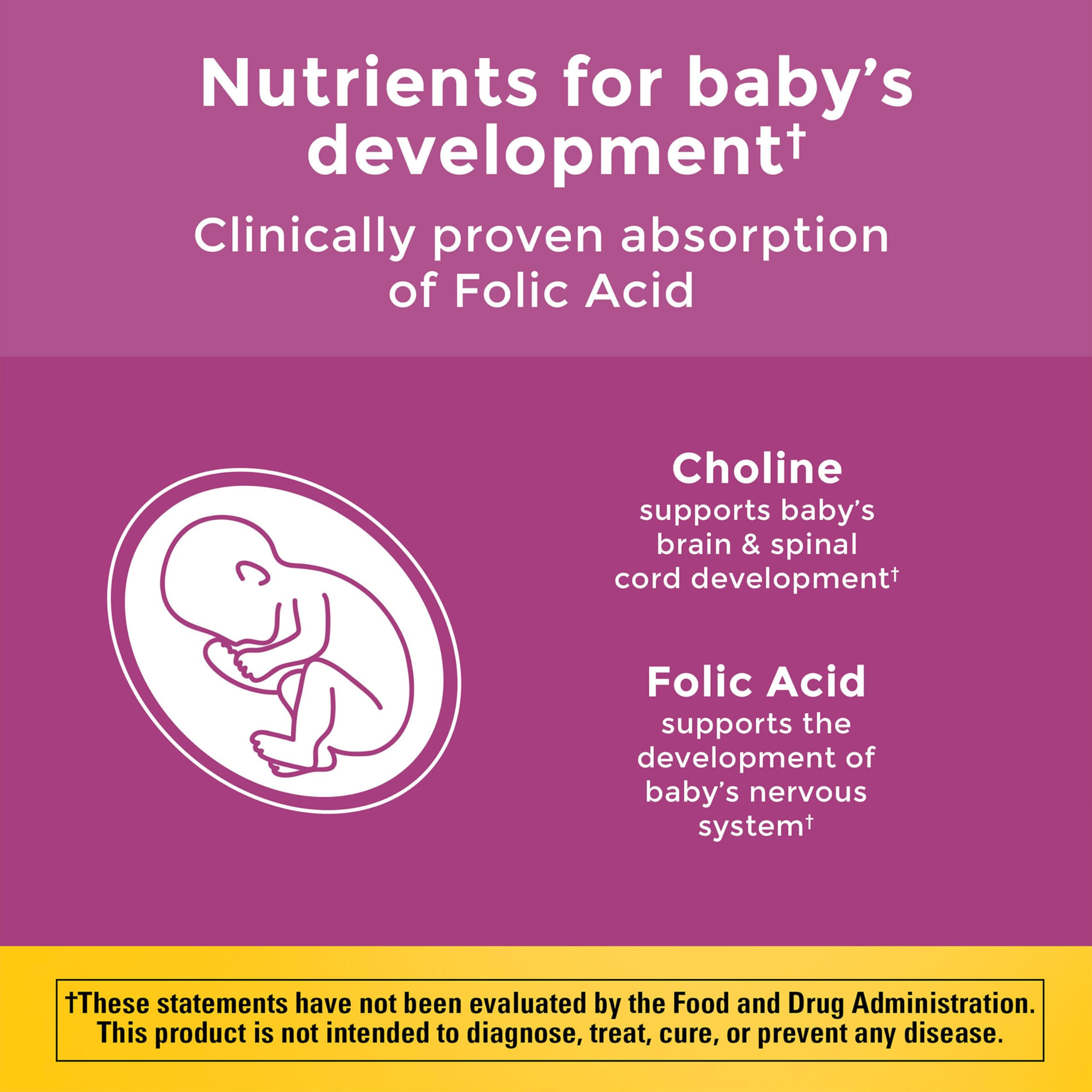 Nature Made Prenatal Gummies with DHA and Folic Acid, 60 Gummies | Prenatal Vitamins for Women for Daily Nutritional Support, With Folic Acid and 15 Other Nutrients, Gluten Free, 30 Day Supply