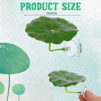3 Pcs Betta Fish Leaf Hammock, Betta Fish Practical Resting Spot Bettas Suction Cup Tank Decor Green Hammock Plant Leaf Pad Fishes Breeding Resting Bed for Fishes Aquarium Decoration Ornaments