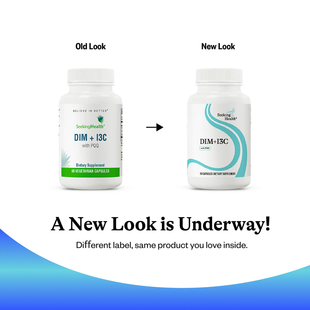 Seeking Health DIM + I3C Healthy Estrogen Support 60 Vegetarian Capsules