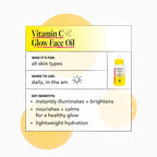 Derma E Vitamin C Glow Face Oil, 1 Fl Oz Vitamin C Oil with Turmeric