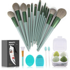 Buy now Makeup Brushes 22 Pcs Makeup Kit,Foundation Brush Eyeshadow Brush Make up Brushes Set (Green, 22 Piece Set) at indiglob india