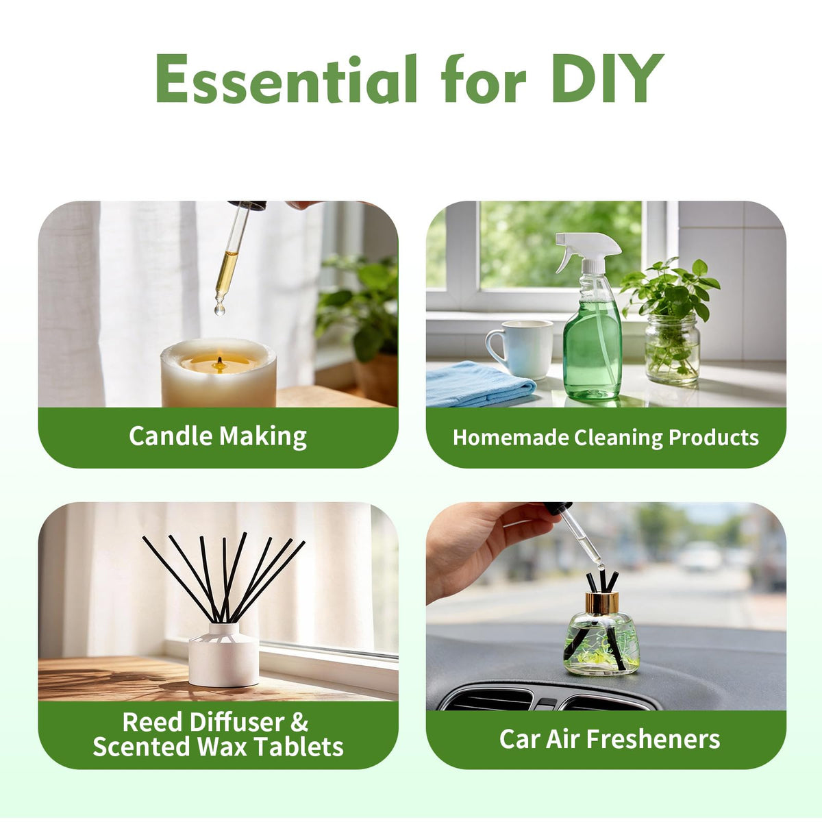 Essential Oil Gift Set, Blends for Diffusers, Aromatherapy, Humidifiers