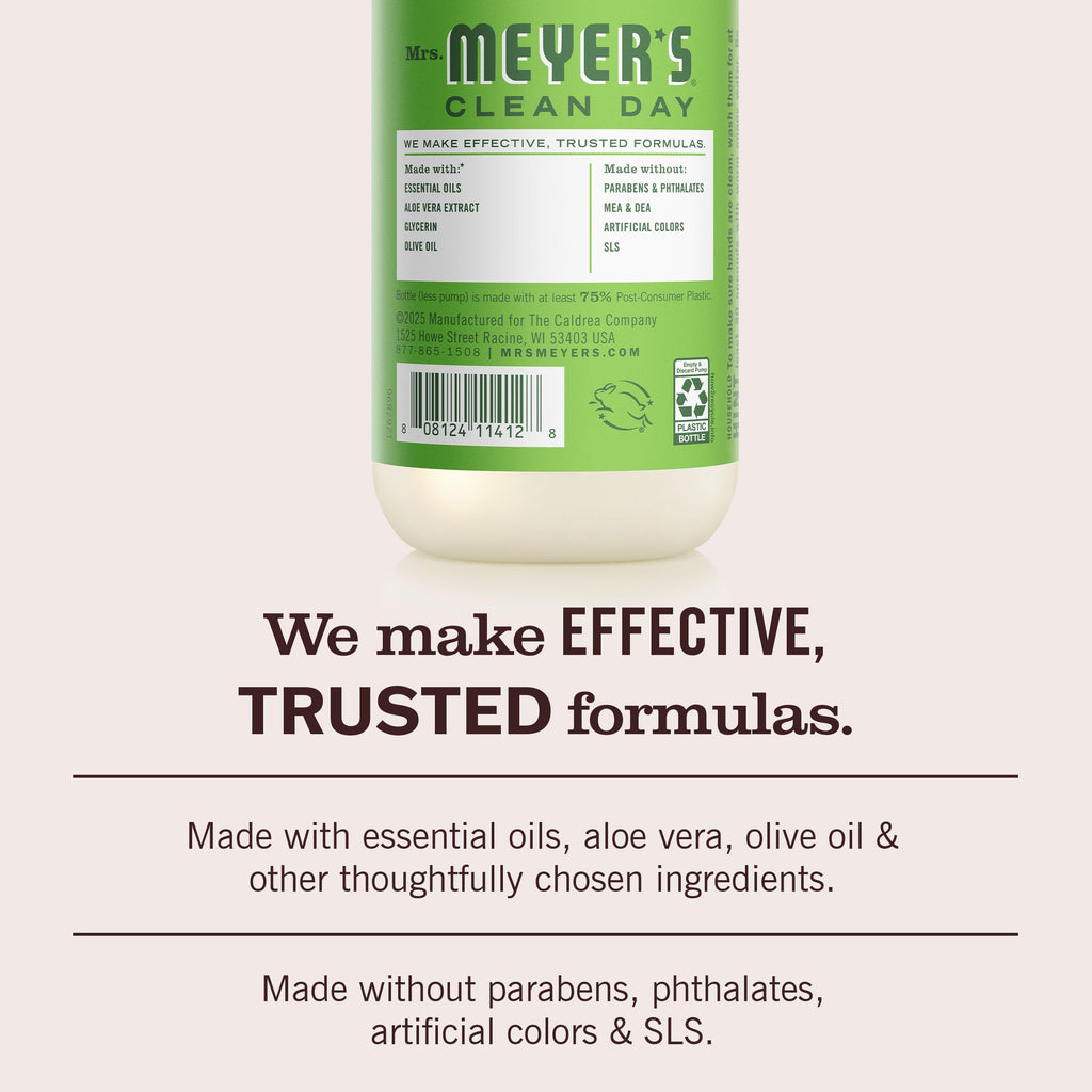 MRS. MEYER'S CLEAN DAY Liquid Hand Soap, Fresh Cut Grass, 12.5 oz, 3 Pack