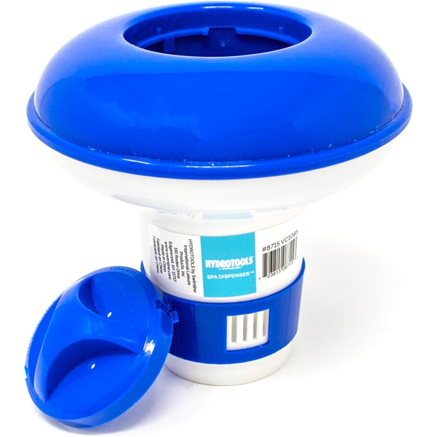Buy now HYDROTOOLS BY SWIMLINE 8715 Mini Chemical Dispenser For Spas and Personal Pools| Compatible With Bromine & Chlorine Supports 1’’ Tablets | Adjustable Control Ring For Customizable Flow Rate at indiglob india