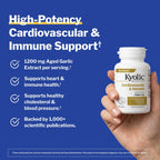 Kyolic Age Cardiovascular & Immune* Formula 200 (Reserve), 60 Capsules | High Potency Reserve Formula Aged Garlic Extract to Support Overall Heart Health, Circulation and Immune System, GMO-Free