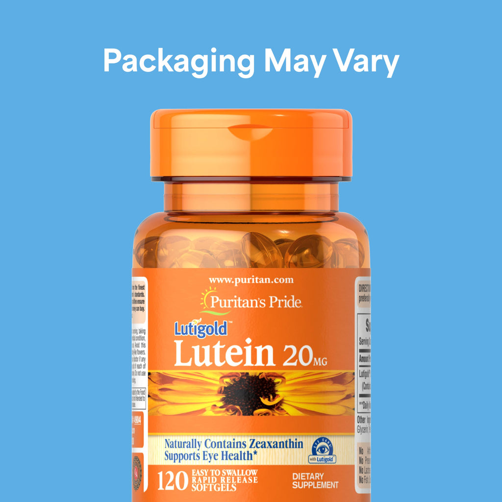 Puritan's Pride Premium Lutigold™ Lutein Carotenoid 20mg with Zeaxanthin