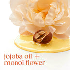 Dove Serum+Shower Oil Body Wash Radiance, Jojoba & Monoi Flower, 15.3 fl oz | Hydrating shower oil body wash with glycerin serum for soft, radiant skin without greasy residue.