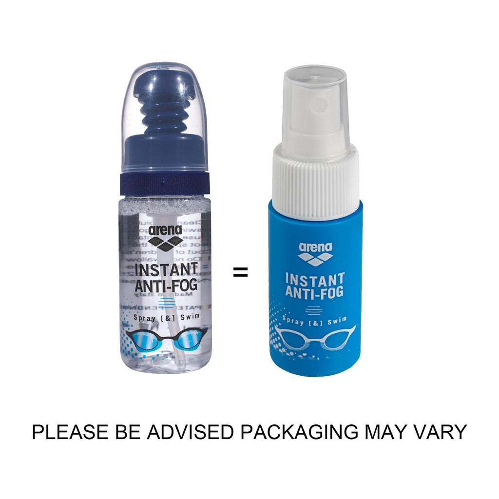 ARENA Instant Anti-Fog Spray Swim Goggles Treatment Prevents Fogging Swim Practice Essential Defogger Solution, 35ml Up to 150 Applications, Clear