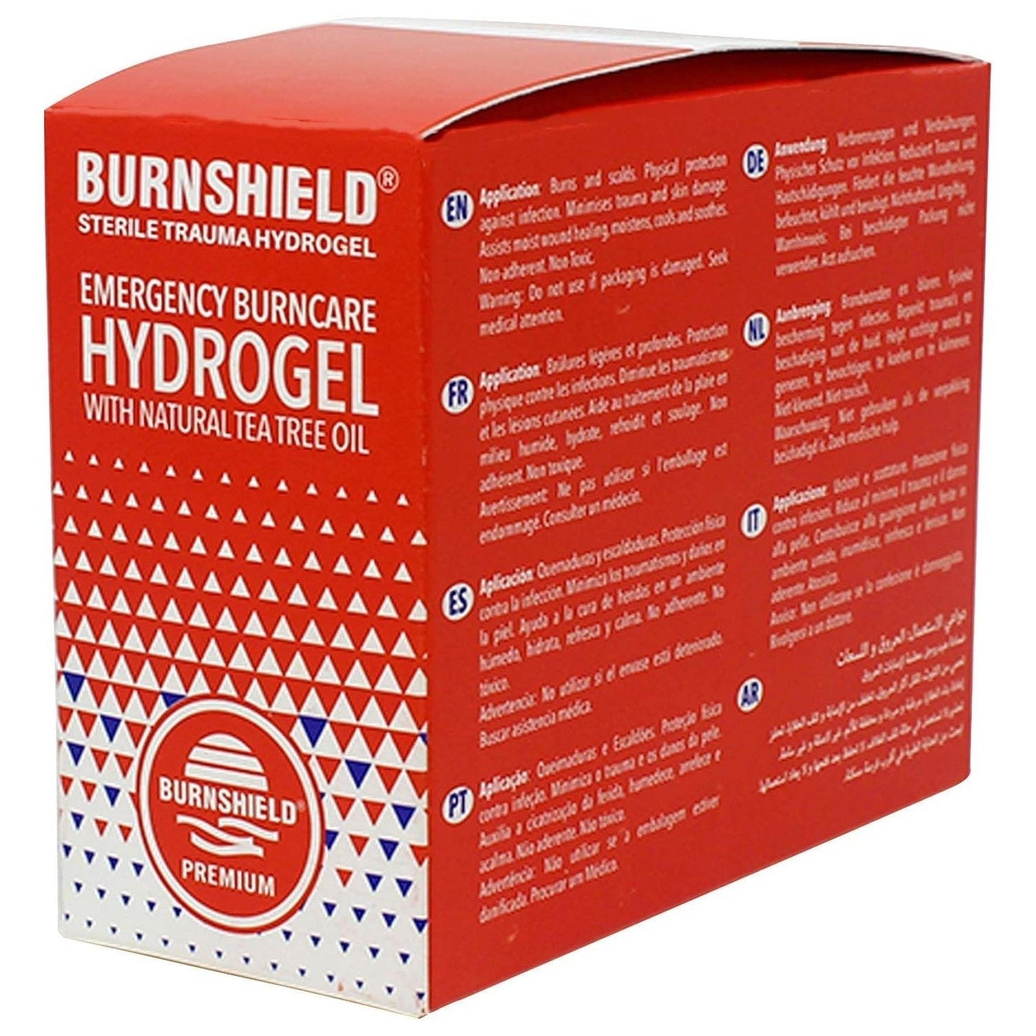 Buy now Burnshield First Aid Burn Relief Hydrogel Sachets, 25 Count at indiglob india