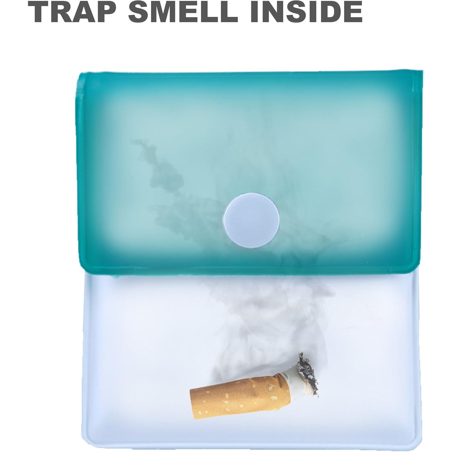 Buy now Pocket Ashtray Pouch- Fireproof PVC-Odor free-Portable Compact- Assorted Color- pack of 4 at indiglob india