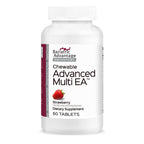 Bariatric Advantage Chewable Advanced Multi EA, Mixed Fruit, 60 Count | High Potency Daily Multivitamin with Iron for Bariatric Surgery Patients, Chewable Tablet, Delivers Over 20 Unique Nutrients