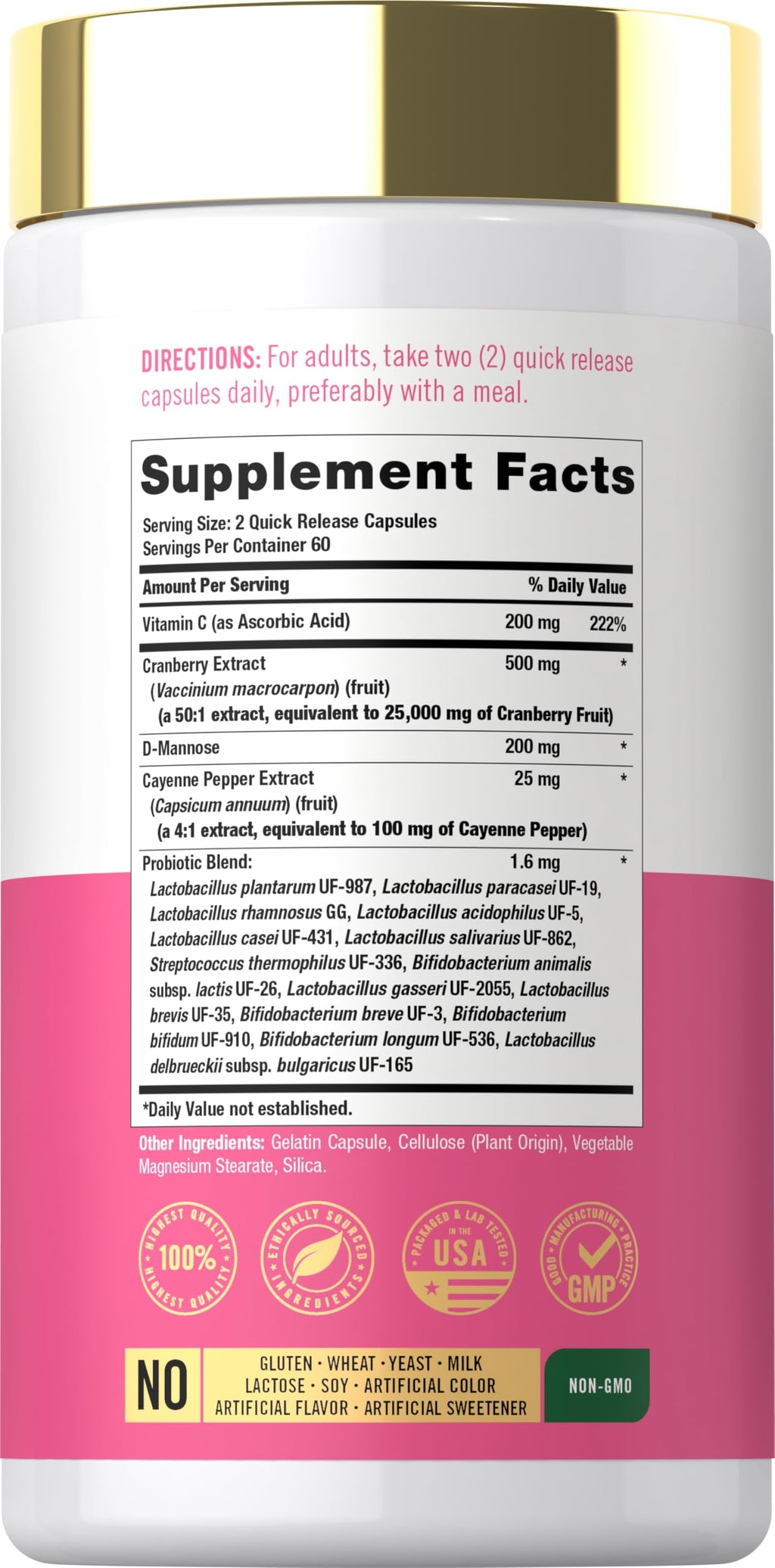 Carlyle Urinary Tract Health for Women | 120 Capsules | Relief for Women
