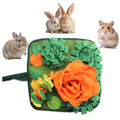 Rabbit Foraging Mat Bunny Snuffle Mat for Small Animal Puzzle Toy
