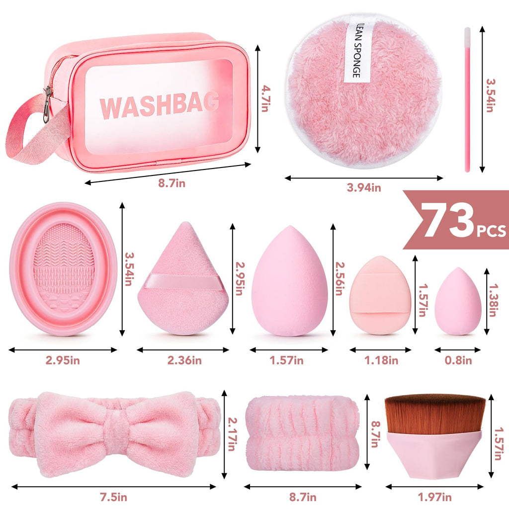 112Pcs Pink Makeup Brushes Set Professional Makeup Brushes & Tools Kit