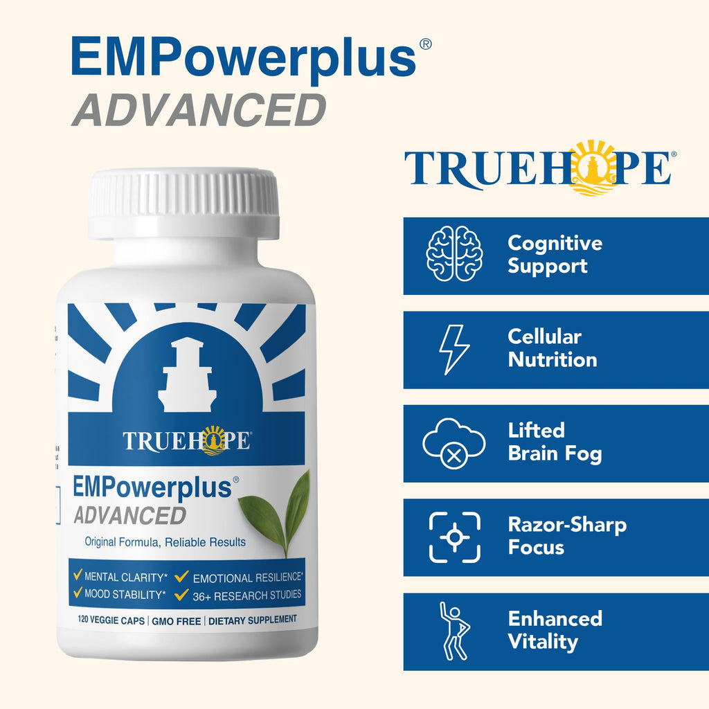Truehope EMPowerplus Advanced Multivitamin for Mood & Stress, 30 Day Supply