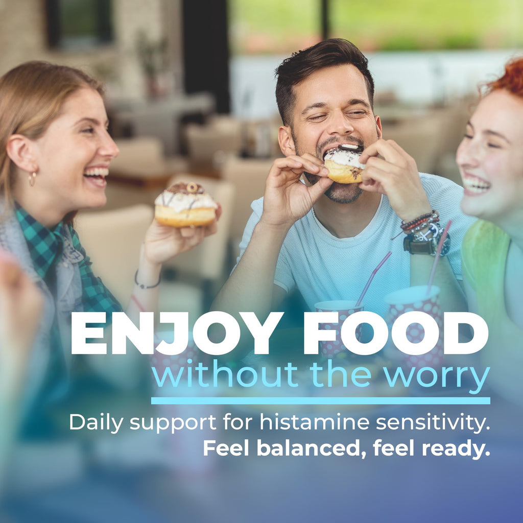 DAO Supplements Histamine Blocker – DAO Enzyme + VIT C, Gut Support 60ct