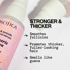 Pacifica Invisible Calming Hair Serum, Frizz Control & Hair Thickening Treatment - Turmeric & Guava Leave-In Scalp Serum with Peptides, Biotin & Caffeine 1 fl oz, Vegan & Cruelty-Free