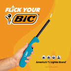 BIC Multi-Purpose Classic Lighters, Reliable Candle and BBQ, 4-Pack
