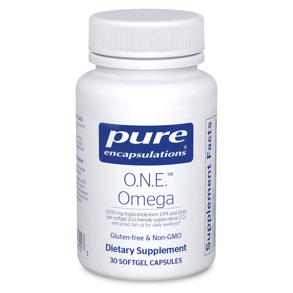 Pure Encapsulations O.N.E. Omega, 60 Softgel Capsules | Fish Oil Supplement for Heart Health, Joints, Skin, and Cognition*, Omega-3 Acids