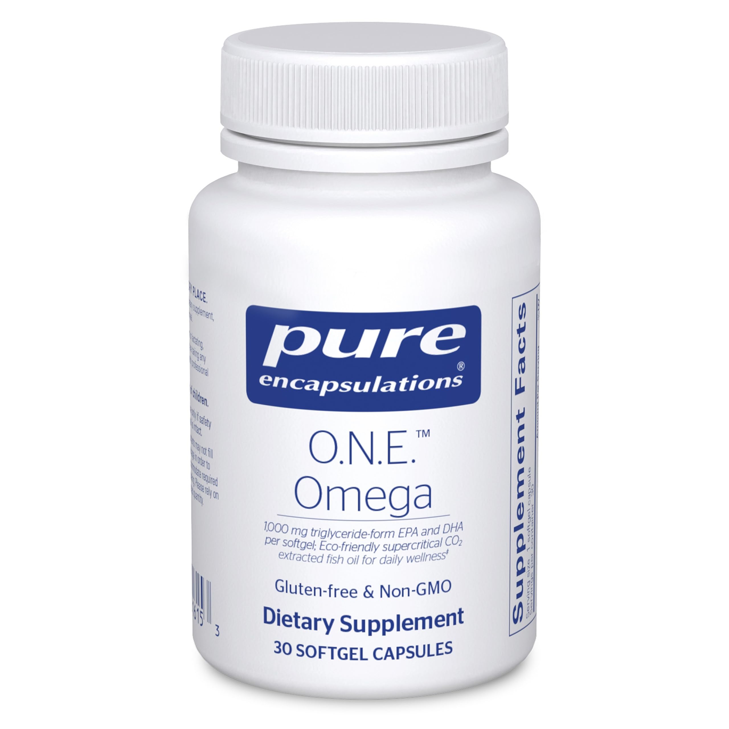 Pure Encapsulations O.N.E. Omega, 60 Softgel Capsules | Fish Oil Supplement for Heart Health, Joints, Skin, and Cognition*, Omega-3 Acids