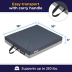 Drive Medical 14886 Skin Protection Gel Wheelchair Seat Cushion