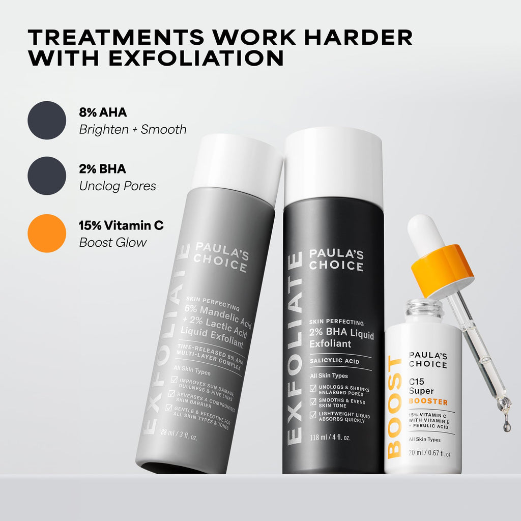 Paula's Choice BOOST C15 Super Booster 15% Vitamin C Face Serum | Daily Serum with Vitamin E & Ferulic Acid for Discoloration & Glow, Fragrance-Free