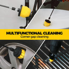 Buy now Holikme 6Pack Drill Brush Power Scrubber Cleaning Brush Extended Long Attachment Set All Purpose Drill Scrub Brushes Kit for Grout, Floor, Tub, Shower, Tile, Bathroom and Kitchen Surface，Yellow at indiglob india