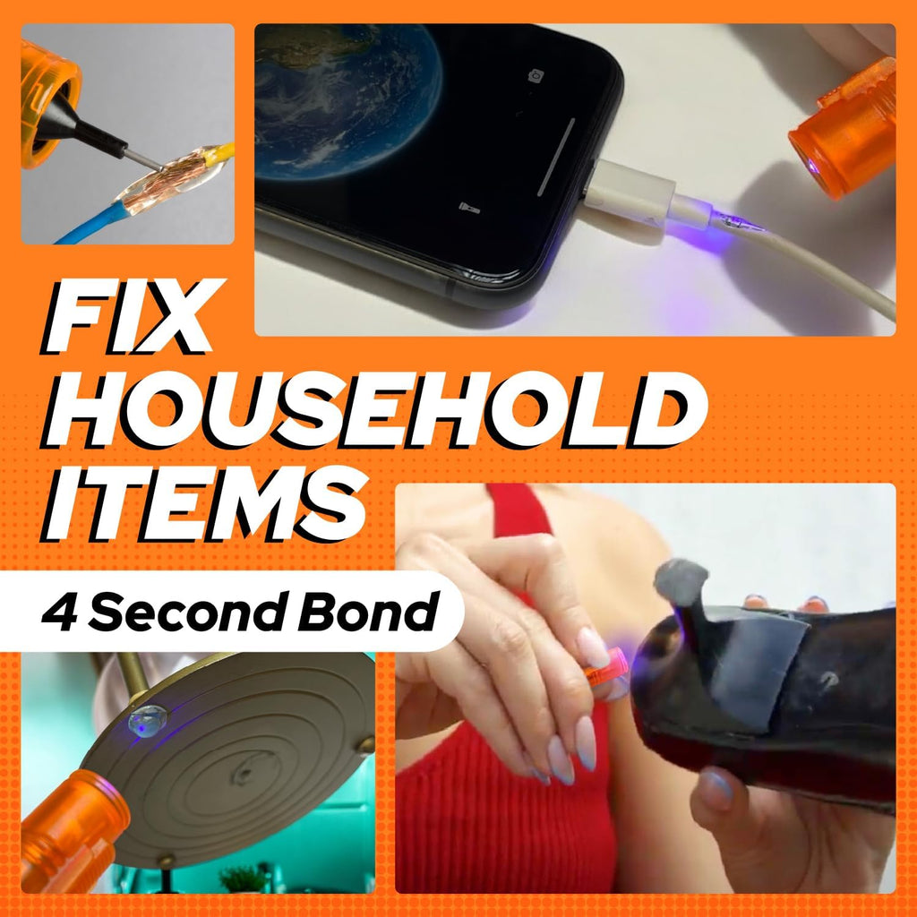 Buy now Bondic Pro UV Resin Kit Liquid Plastic Welding Kit, Ultraviolet UV Super Glue, Plastic Repair for Home, Jewelry Adhesive Epoxy for Glass Light at indiglob india