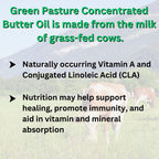 Green Pasture Fermented Cod Liver Oil & Butter Oil Blend - Wild Alaska Cod, Vitamins A & D, Omega-3-6-9, MSC Certified, 120 Capsules