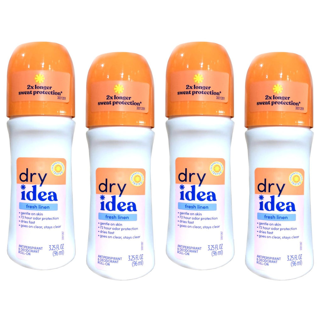 Buy now Dry Idea Fresh Linen Roll-On Antiperspirant Deodorant Fresh Linen 3.25 Ounce (Pack of 4) at indiglob india