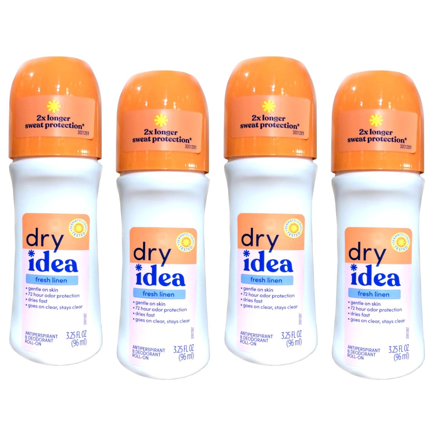 Buy now Dry Idea Fresh Linen Roll-On Antiperspirant Deodorant Fresh Linen 3.25 Ounce (Pack of 4) at indiglob india