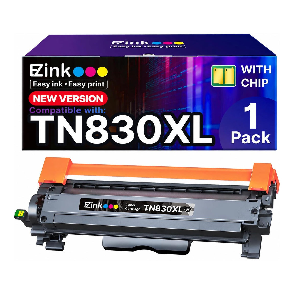 E-Z Ink TN830XL TN830 Compatible Replacement for Brother HL-L2460DW L2640DW
