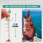 Buy now TRUSCEND Pre-rigged Fishing Jig Lures for Freshwater and Saltwater, Innovative Super Durable TPE Bass Lures, Lifelike Shrimp Crayfish Swimbait, Weedless Lure for Crappie Trout Walleye, Keep Separately at indiglob india