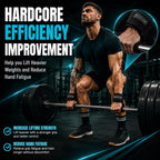 Weight Lifting Hooks with Lifting Wrist Straps (Pair) for Deadlifts, Pull Ups, Rows & Shrugs - Heavy Duty Adjustable Wrist Wraps with Thick Padded Support - Gym Workout Grips & Gloves for Powerlifting, Men & Women