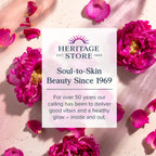 Buy now HERITAGE STORE Rosewater & Glycerin Hydrating Facial Mist - Dry Combination Skin Care - Rose Water Spray w/ Vegetable Glycerine, Made Without Dyes or Alcohol, Hypoallergenic, Vegan, Cruelty Free, 4oz at indiglob india