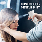 Continuous Spray Bottle for Hair, Refillable Gentle Mister (2 Pack, 6.8 Oz) | Long-Lasting Misting, Ultra-Fine Mist for Hairstyling, Cleaning Solutions, Planting, Pets, Barbers, Salons, Essential Oils