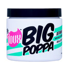The Doux BIG POPPA Curl Defining Gel, Frizz Control Soft Hold Gel, 12 oz | Infused with Babassu Oil for Long-Lasting Shine & Non-Crunch Flex Hold, For Coils, Waves & Curls, Alcohol-Free