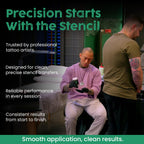 Stencil Stuff Tattoo Stencil Transfer Gel – 4oz Tattoo Stencil Transfer Solution – Vegan-Friendly Stencil Gel – Fast-Drying and Long-Lasting – Clean and Easy Application