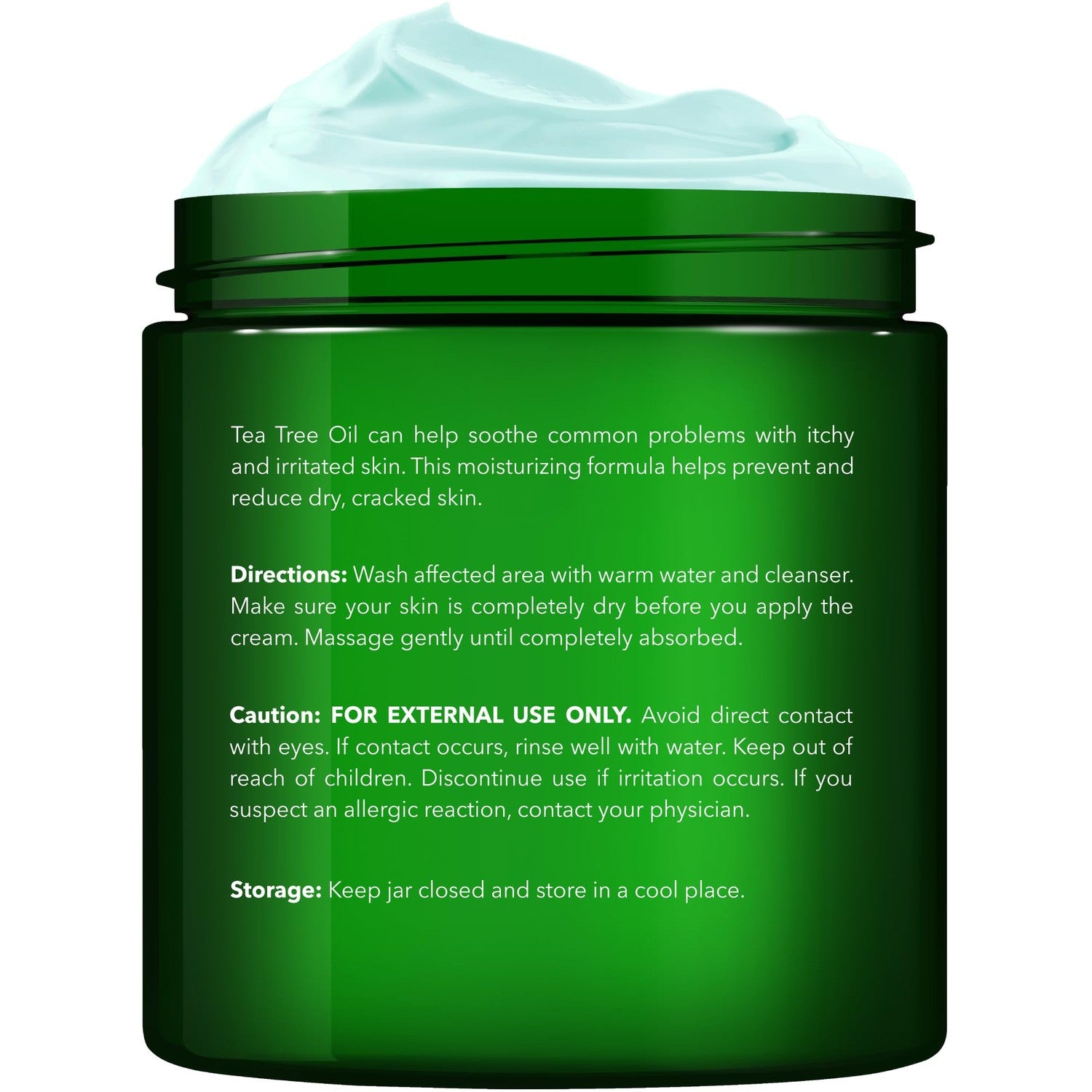 New York Biology Tea Tree Oil Foot Cream for Dry Feet and Rough Heels - Moisturizing Foot Cream - 8 oz