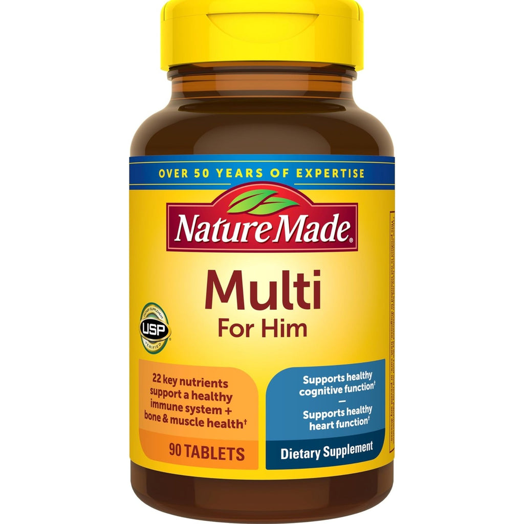 Nature Made Multivitamin for Him, Mens Multivitamins with No Iron, Daily Nutritional Support, Nature Made Multi Mens Vitamins & Minerals, 300 Tablets, 300 Day Supply